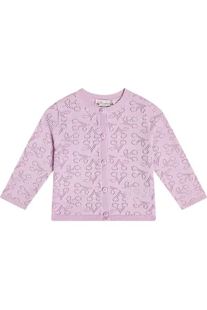 BONPOINT Baby Clayel openwork cotton cardigan