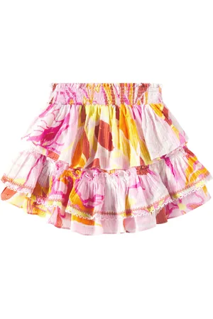 POUPETTE ST BARTH Ariane striped cotton skirt