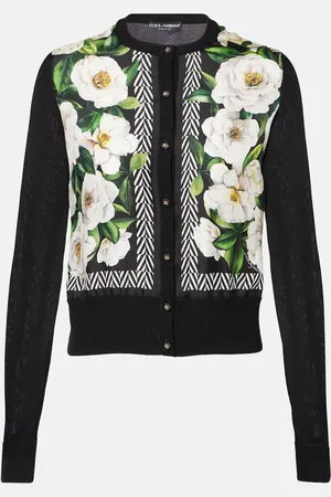 Dolce & Gabbana Floral silk cardigan