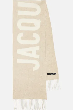 Jacquemus Logo jacquard virgin wool scarf
