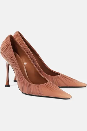 Saint Laurent Emmanuelle 110 satin pumps