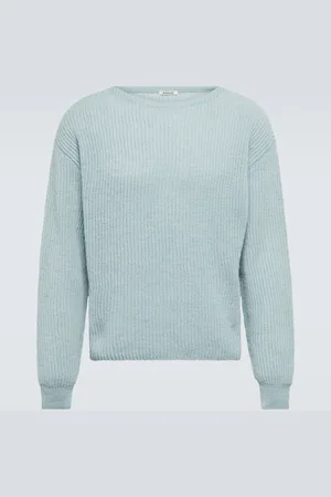 Auralee Ribbed-knit wool sweater
