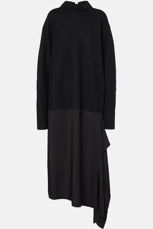 Jil Sander Convertible wool midi dress