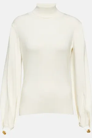 Chloé Wool-blend turtleneck sweater