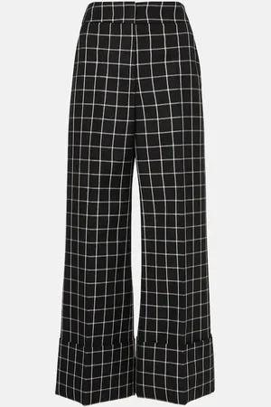 VALENTINO Mossi virgin wool wide-leg pants