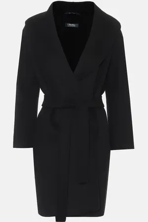 Max Mara Messi belted virgin wool coat