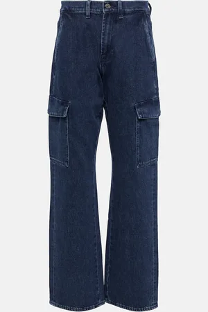 7 for all Mankind Tess Cargo high-rise straight jeans