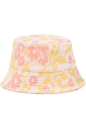 Louise Misha Lajik floral cotton-blend terry bucket hat