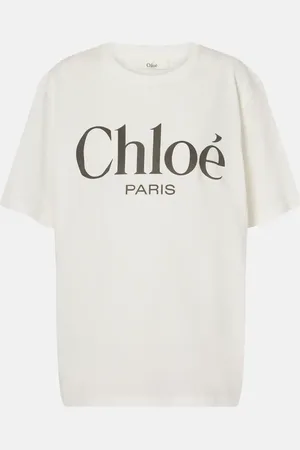 Chloé Logo cotton jersey T-shirt