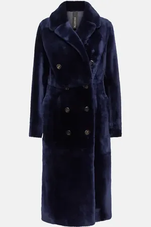 Blancha Double-breasted shearling coat