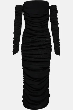 Altuzarra Trikera off-shoulder jersey maxi dress