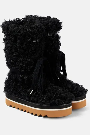Stella McCartney Elyse faux fur snow boots