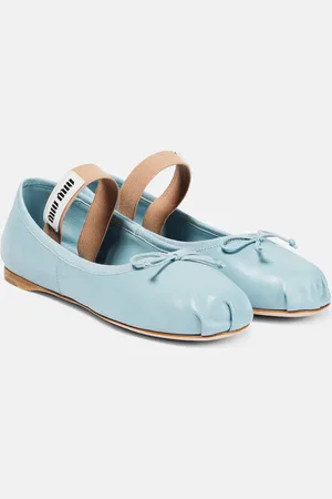 Miu Miu Leather ballet flats