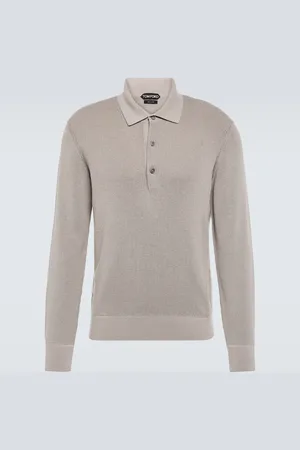 Tom Ford Silk and cashmere polo top