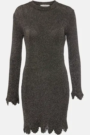 Chloé Scalloped sweater dress