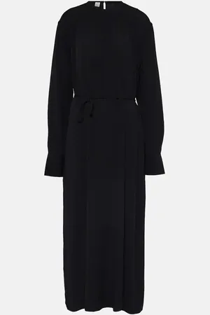 Totême Gathered crÃªpe maxi dress