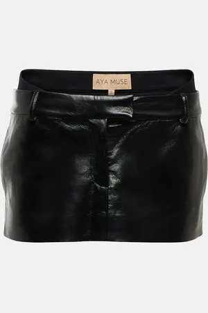 AYA MUSE Oloma faux leather miniskirt