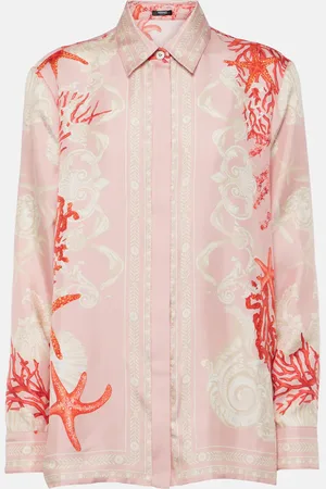 VERSACE Barocco Sea silk twill shirt