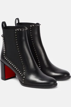Christian Louboutin Out Line Spikes leather ankle boots