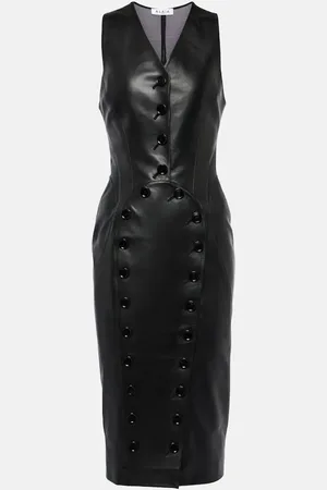 Alaïa Leather midi dress
