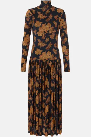 ULLA JOHNSON Amaya printed jersey maxi dress