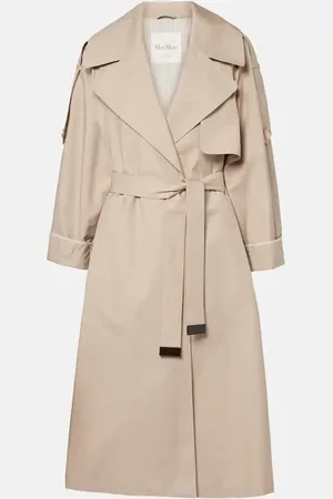 Max Mara Oversized twill trench coat