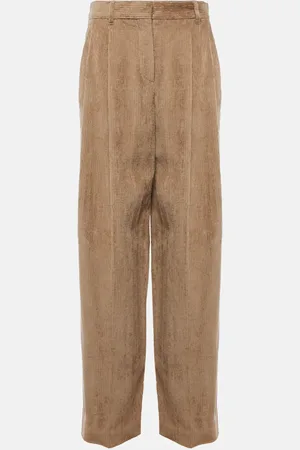 Brunello Cucinelli Cotton corduroy wide-leg pants