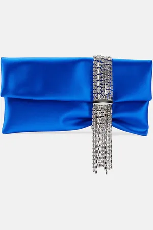 Jimmy Choo Zandra embellished satin clutch