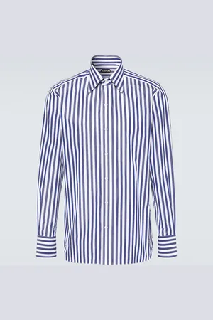 Tom Ford Grand Bangle striped cotton shirt