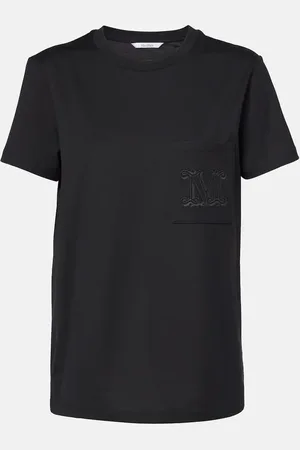 Max Mara Papaia logo cotton jersey T-shirt