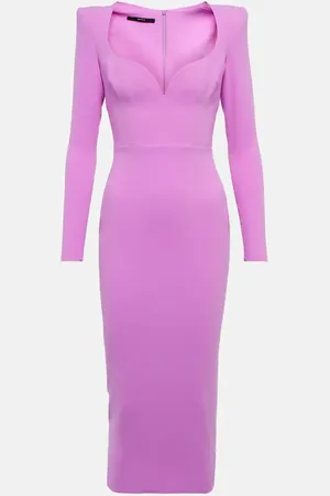 ALEX PERRY Maren crÃªpe midi dress