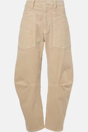 NILI LOTAN Shon mid-rise corduroy tapered pants