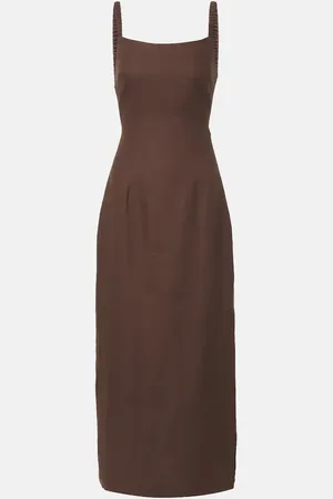 SIR Linen midi dress