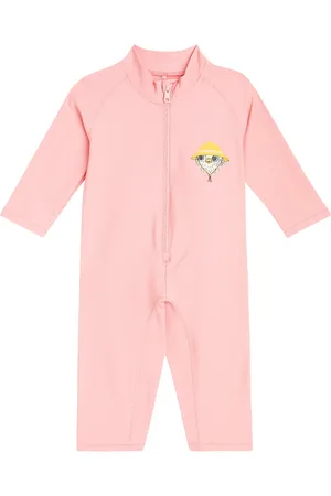 Mini Rodini Baby Owl ruffled rashguard swimsuit