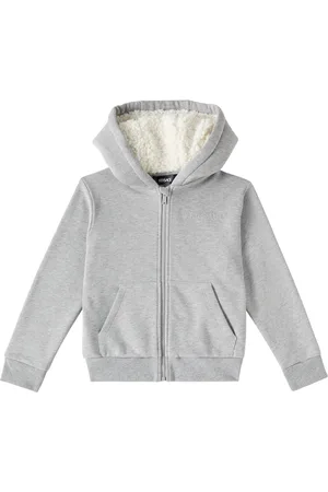VERSACE Medusa faux shearling-lined cotton hoodie