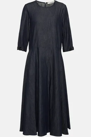 Max Mara Valery denim midi dress