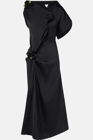 Bottega Veneta Gathered midi dress