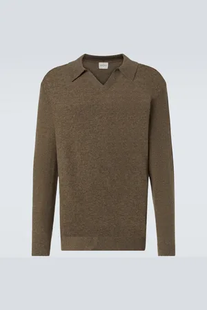 LE KASHA Gibson cashmere polo sweater