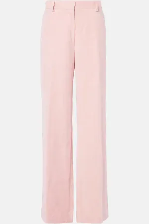 DRIES VAN NOTEN Cotton and hemp wide-leg pants