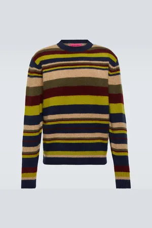 THE ELDER STATESMAN Striped cashmere sweater