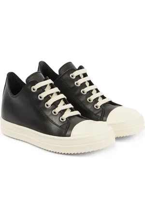 Rick Owens Strobe leather low-top sneakers
