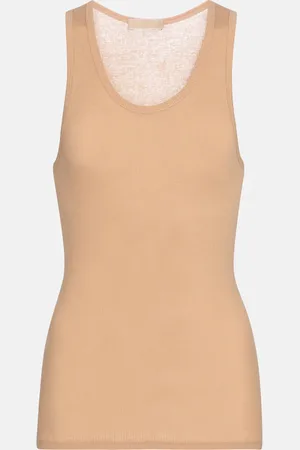 WARDROBE.NYC Ribbed-knit cotton tank top
