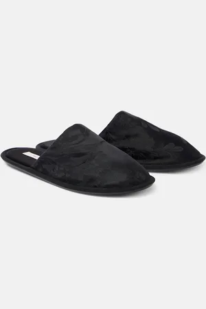 The Row Frances floral jacquard slippers