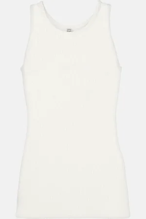 Totême BouclÃ©-knit tank top