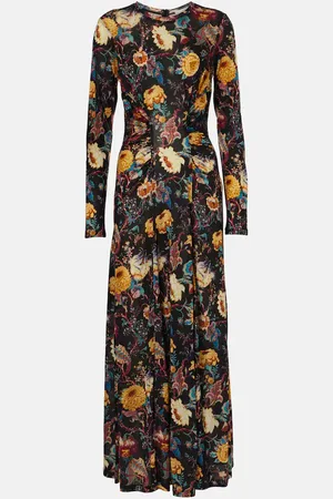 ULLA JOHNSON Ceryse floral jersey maxi dress