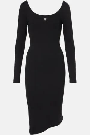 Givenchy Ribbed-knit cotton jersey midi dress