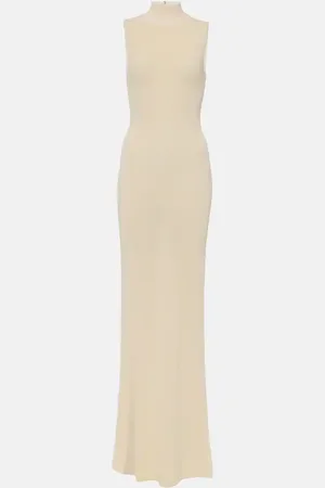 AYA MUSE Berin knitted cotton-blend maxi dress