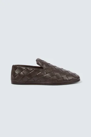 Bottega Veneta Sunday Intrecciato leather slip-on shoes