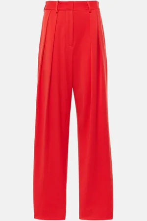 Staud Luisa pleated wide-leg pants