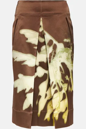 JACQUES WEI Printed midi skirt